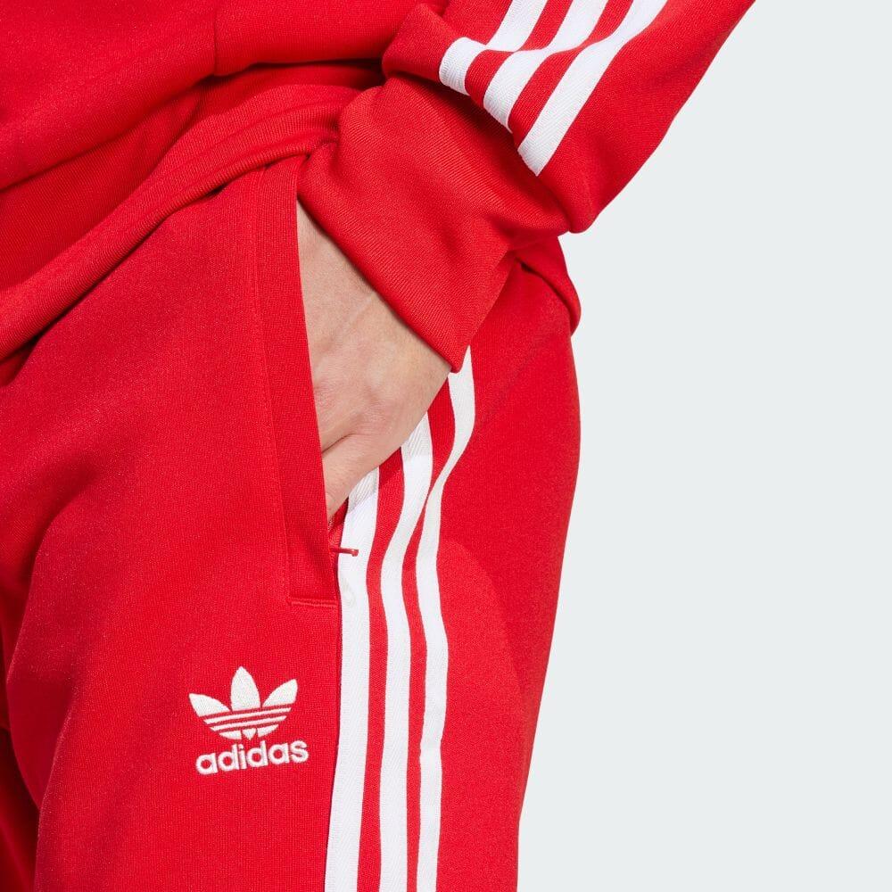 Adidas Adicolor Classics SST Track Pants Better Scarlet/White Men Streetwear IM4543