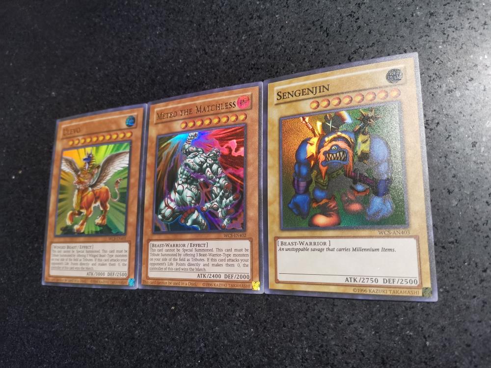3 Stück/Set DIY Yu-Gi-Oh! 2004 Wcs Weltmeisterschaft Selbstkontrolle Unterschrift Sammeln Sammelkarte Anime Cartoon Geschenk