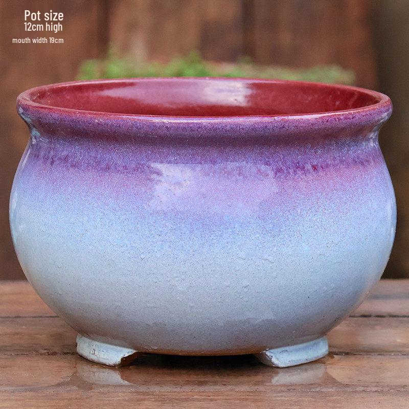 Sonderangebot: Retro Terrakotta Hoher Blumentopf für Sukkulenten oder Rettich