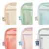 Square Pouch Mesh Collection Milk Tea MSH-PO18-BE