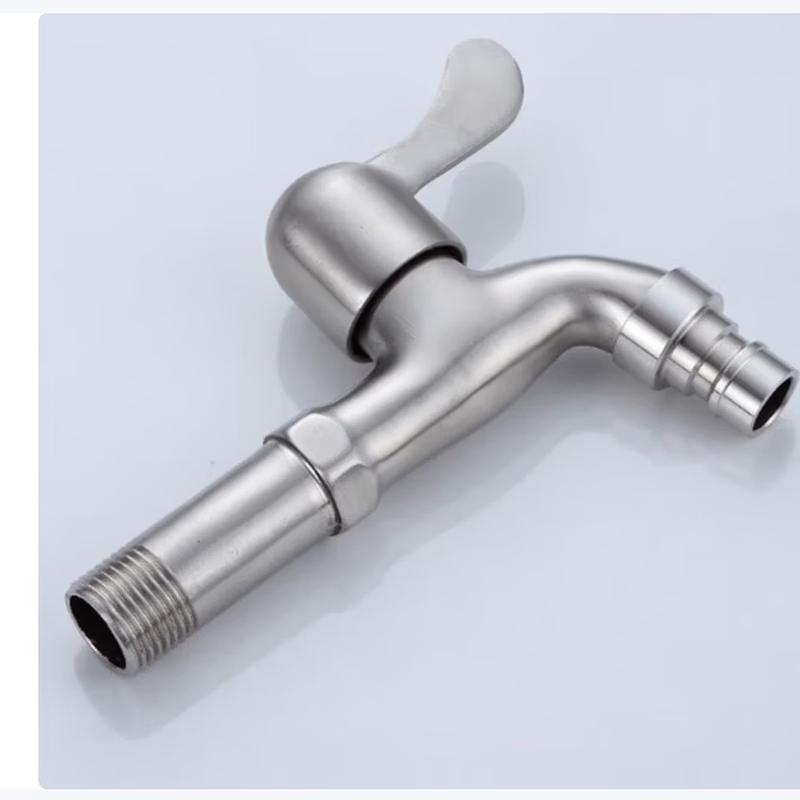 MINXI Stainless Steel Single Cold Wall-Mounted Faucet