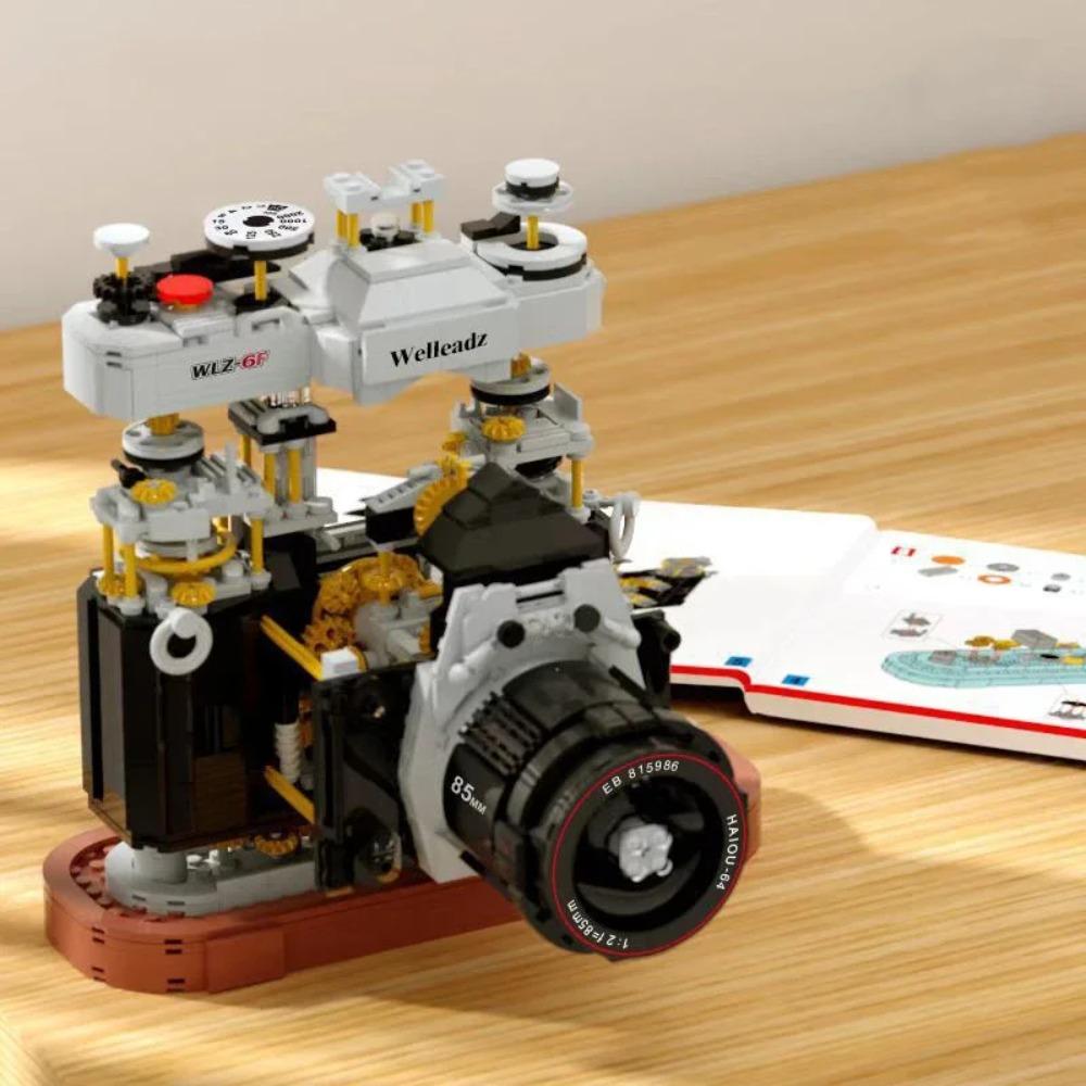 Klassisches Retro-Radio Mini-Bausteine Cooles 3D-montiertes Kameramodell Kunststoff-Bausteinspielzeug Für Kinder Weihnachts-Sammlung Geschenk