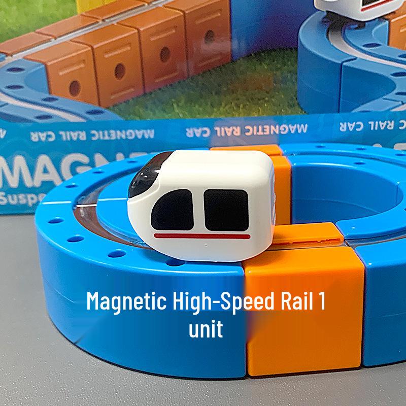 

Children s Magnetic DIY Train Track Cube - Educational Electric Toy for Boys & Girls