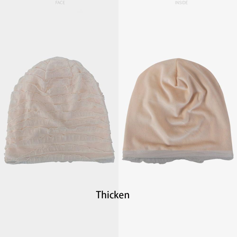 Sport Casual Winter Cap Spring Summer Head Wrap Soft Hair Loss Headscarf  Women