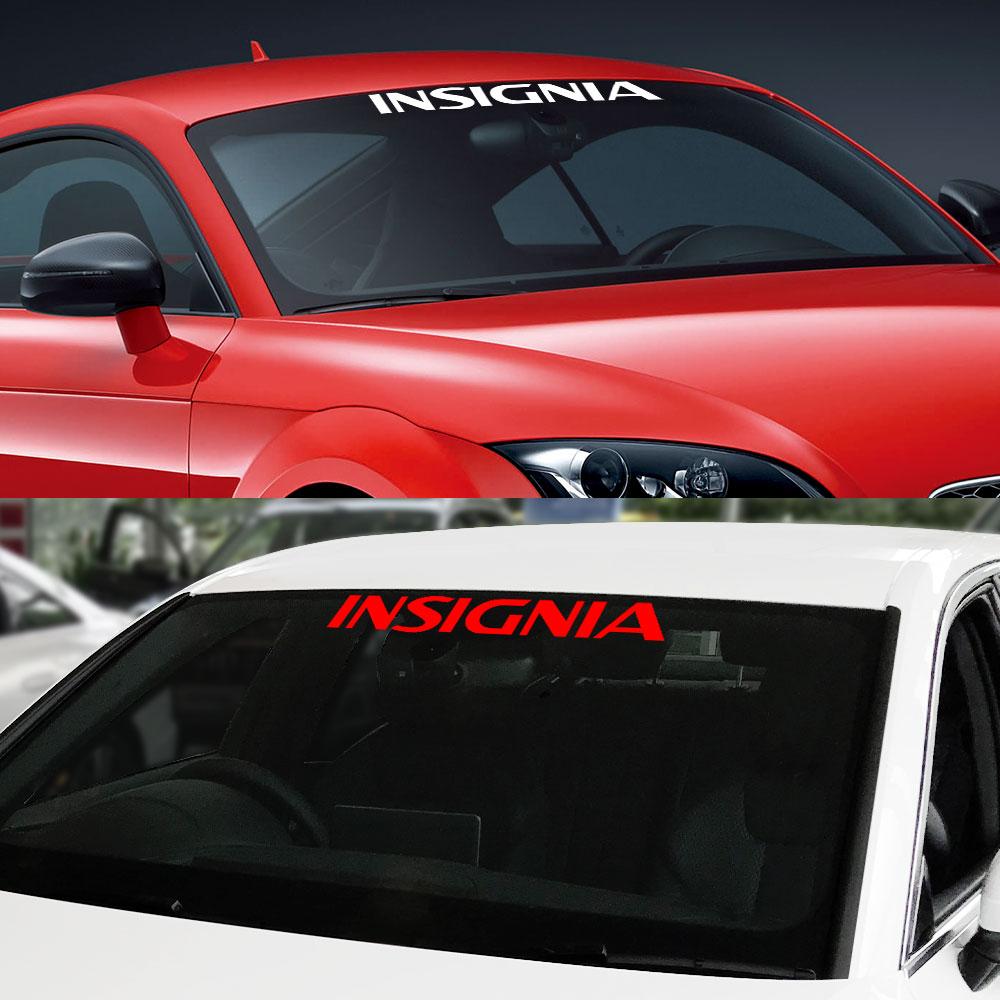 For Opel Vauxhall Astra Corsa Insignia Vectra Zafira Grandland Mokka Car Stickers Front Rear Windshield Decals Car Accessories  BL6