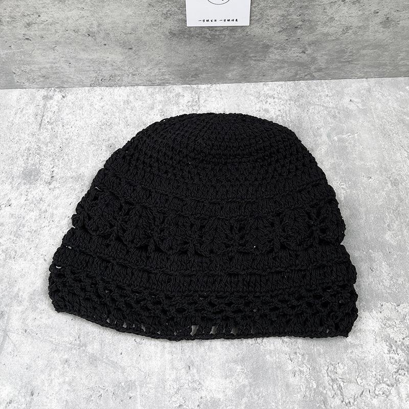 

Slack Pile Cap 25 Handmade Crochet Hollow Knitted Headgear Women S Summer Thin Pullover Hat M（56-58cm）