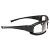 EAGLE INDRO - Work Safety Glasses with Side Shields and Interchangeable Elastic Band (transparent)