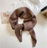 Knitted Triangle Scarf Winter Korea Women Neck Protection Small Cashmere Wool Warm Shawl Scarf XWJ115