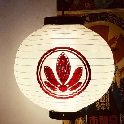 Japanese cloth Lantern Waterproof New Round 30x30CM Hanging Outside Sushi Shop Restaurant Decor flag Ornament Multi Patterns