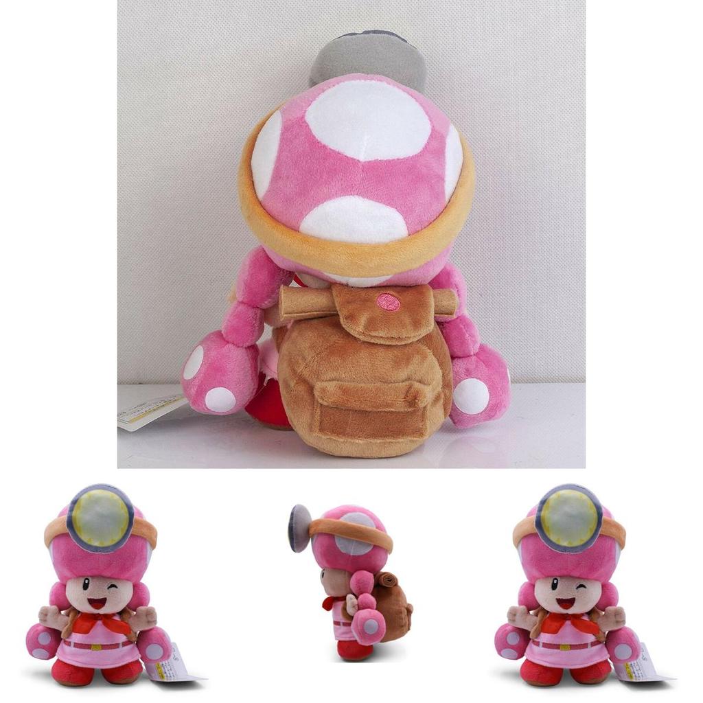 Super Mario Plüschtier, rosa Pilzschwester, weich und kuschelig, limitierte Auflage