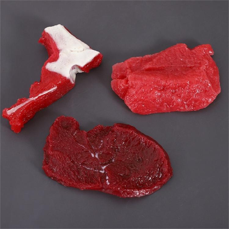 Fake Meat Roasting Beef for Kitchen Markets Display Photography Props