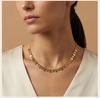 Waterproof Stainless Steel Necklace Gold Layered Geometric Choker Hypoallergenic Women's Fashion Jewelry