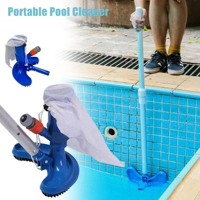 Portable Underwater Vacuum Pool Cleaner Manual Cleaning Tool for Inground Above Ground Swimming Pool Maintenance Equipment Use