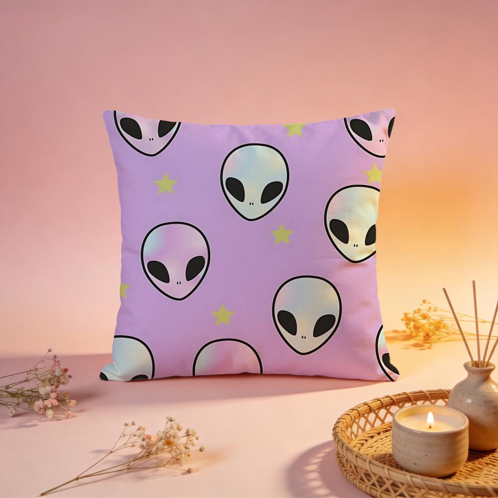 Fantasy Dreamy Alien Art Cushion Cover Comfortable Durable Pillow Cover MultiScene for Home Office Car Sofa