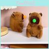 Whimsical Soft Capybara Plush Toy Keychain For Kids Cute Design Stress Relief Fun In Yellow Orange Green