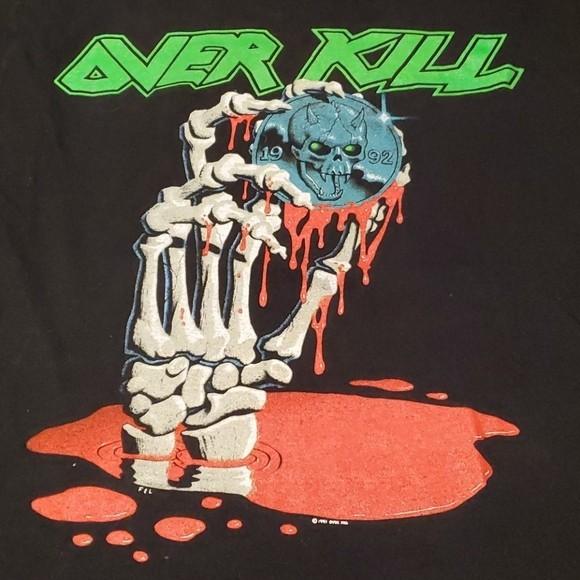 Футболка Overkill 1991 overkill blood money Все размеры Футболка Унисекс Футболка XXXXL
