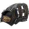 ZETT Hard Baseball Glove Prostatus Second/Short Right Hand Black(1900) Size: 4 Made in Japan BPROG565
