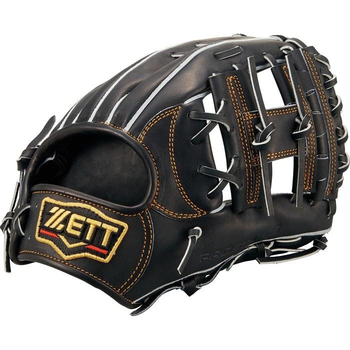 ZETT Hard Baseball Glove Prostatus Second/Short Right Hand Black(1900) Size: 4 Made in Japan BPROG565