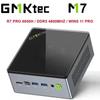 GMKtec M7 AMD R7 Pro 6850H Gaming Mini PC 8-core 16-thread 32GB DDR5 1TB SSD Gaming Desktop Mini Computer PC Con Slot Oculink