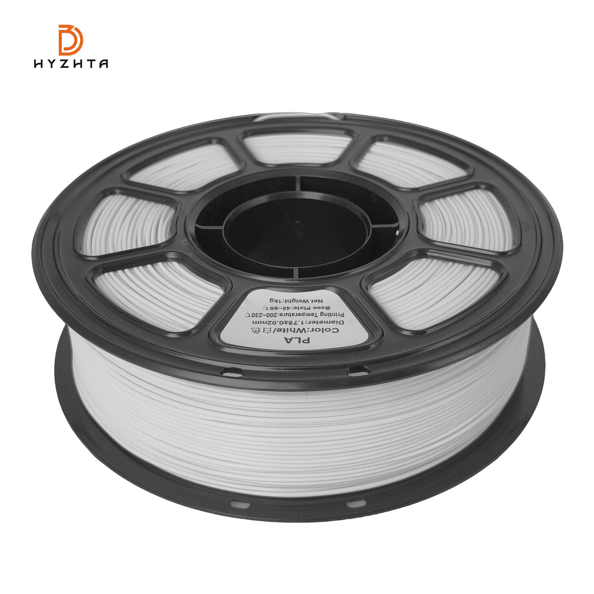 White PLA 3D Printer Filament 1.75mm Diameter 330m Length HYZHTA HY172 CE ROHS Certified Excellent Stable Printing 3D Printing Filaments&PLA белый