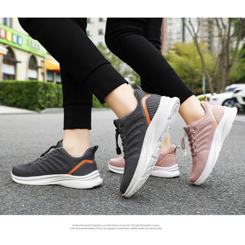 Autumn New Mesh Mom Shoes Women's Sports Shoes Anti Slip Walking Shoes Dad Casual Shoes