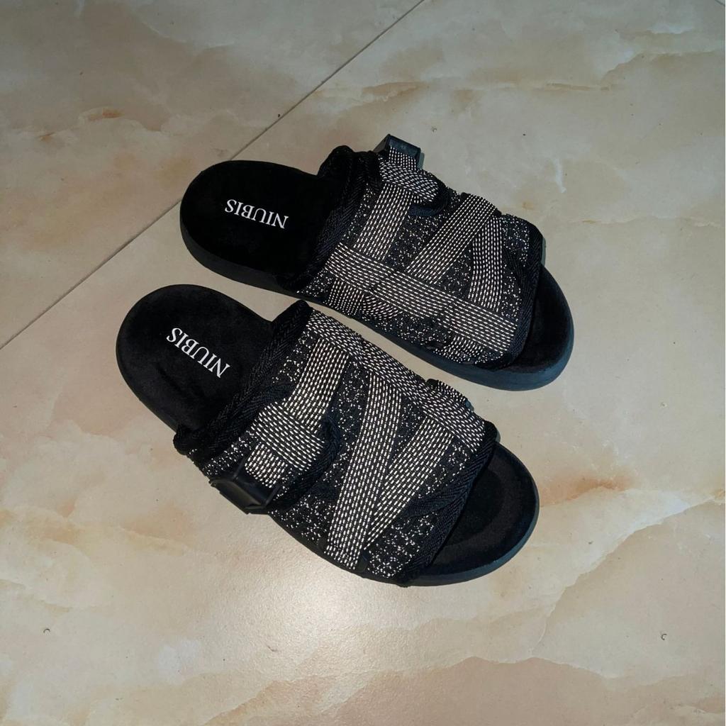 Fashion Fashionable Men's Soft Soled Casual Canvas Slippers Summer Outdoor Couple Beach Sandals Men Shoes