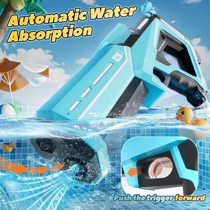 Electric Water Guns For Adults Kids Powerful Squirt Automatic Water Suction Water Blasters Children Summer Outdoor Beach Toys