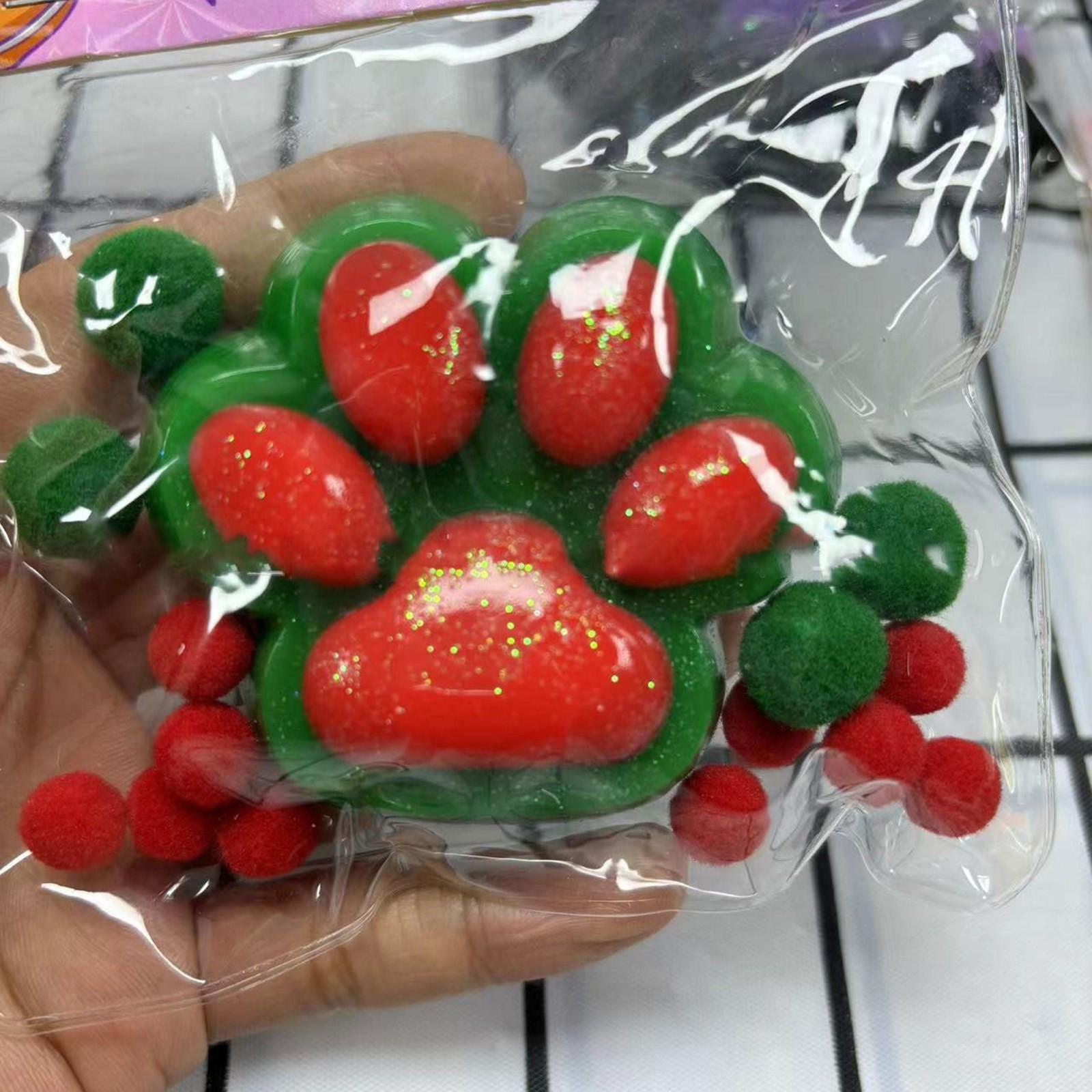 

Гігантські надвеликі прозорі котячі кігті, надм’яка липка іграшка для повільної декомпресії One Size зелений