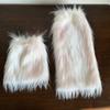 Women's Furry Leg Warmers Plush Fuzzy Boot Covers Toppers for Winter Fashion Costume Parties Thermal Leg Gaiters Socks