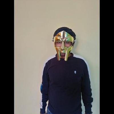 MF DOOM Mask Anti Rust & Mirror Finish Party Mask Mad Villan Gladiator Face Mask Best Gift
