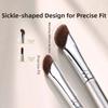 Gold Makeup Brushes Set Angled Triangle Eye Makeup Brush New Cosmetics Brushes Tools Kits  Women