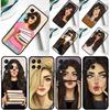 Brunette Blonde Girl Cute Cover For Samsung Galaxy M20 M30s M33 M13 M23 M53 M15 M55 M31 M51 M14 M34 M54 M32 M52 Case
