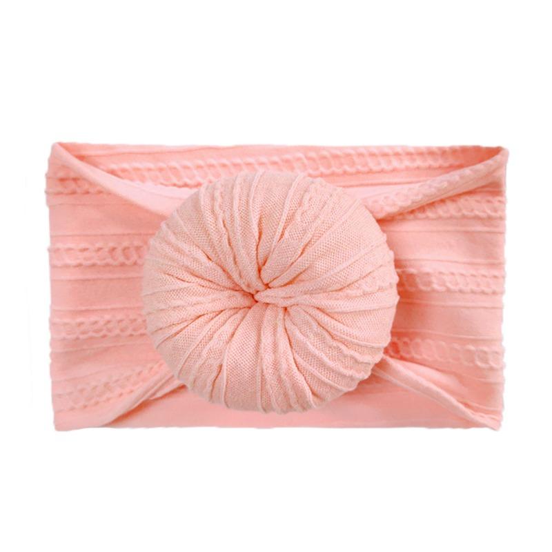 Infant and Toddler Nylon Jacquard Headband Headgear Soft Donut Nylon Stockings Children's Headband Hair Accessories