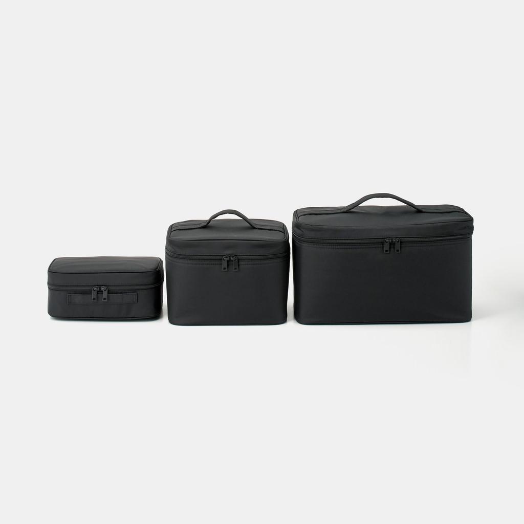 MUJI Nylon Makeup 24 X X 18 83525330 Box, Black, Medium, 16.5 Cm,