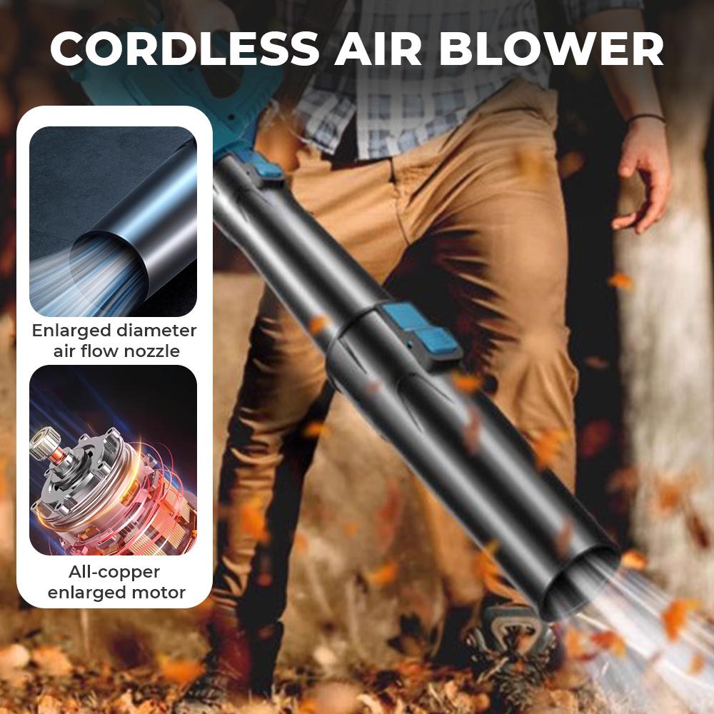 21V Cordless Leaf Blower Lightweight Electric Air Blower Dust Cleaner Collector Power Tools For Makita 18V-21V Battery Pin