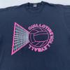 Vintage Guillotine Volleyball Shirt Mens Large Beach Surf Graphic 80s 90s Tee