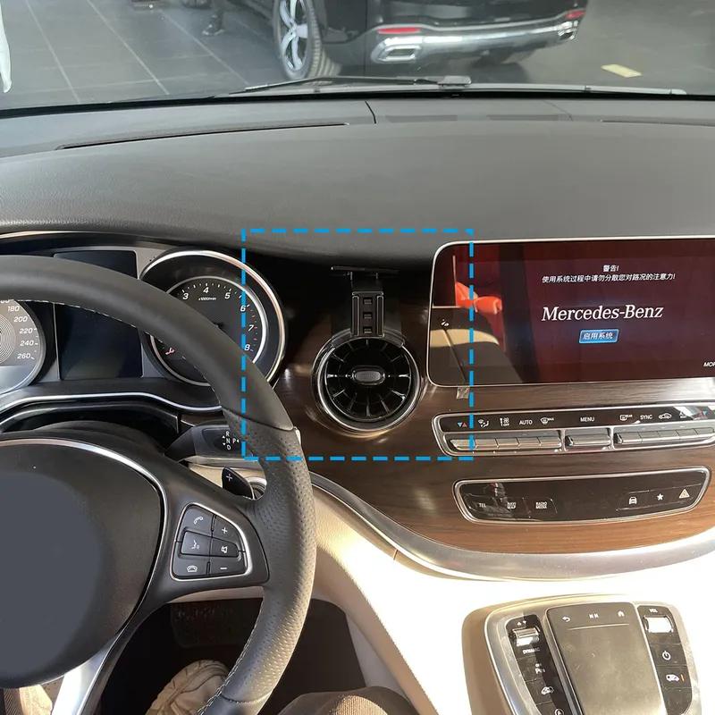 Car Mobile Phone Holder Accessories for Mercedes Benz V250 V260 W447 V Class 2016~ GPS Bracket Navigation Stand Auto