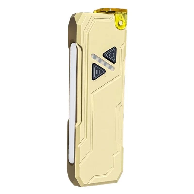 RGB Flashlight USB Rechargeable Color Changing Multi Mode High Brightness Built in Battery for Camping Construction Emergency