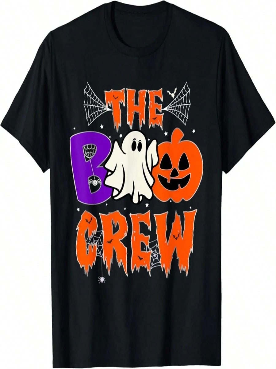 The Boo Crew Cute Ghost Trick Or Treat Halloween Costume T-Shirt S разноцветный