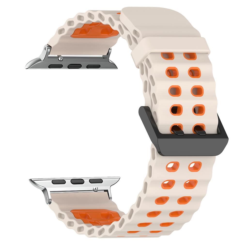 Silicone Strap for Apple Watch Ultra 3 49mm Band Breathable Bracelet for iWatch Series 11 10 42 46mm 9 8 7 6 SE 45mm 44mm Strap