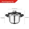 OUMEDA Bach Series 304 Stainless Steel Pressure Cooker