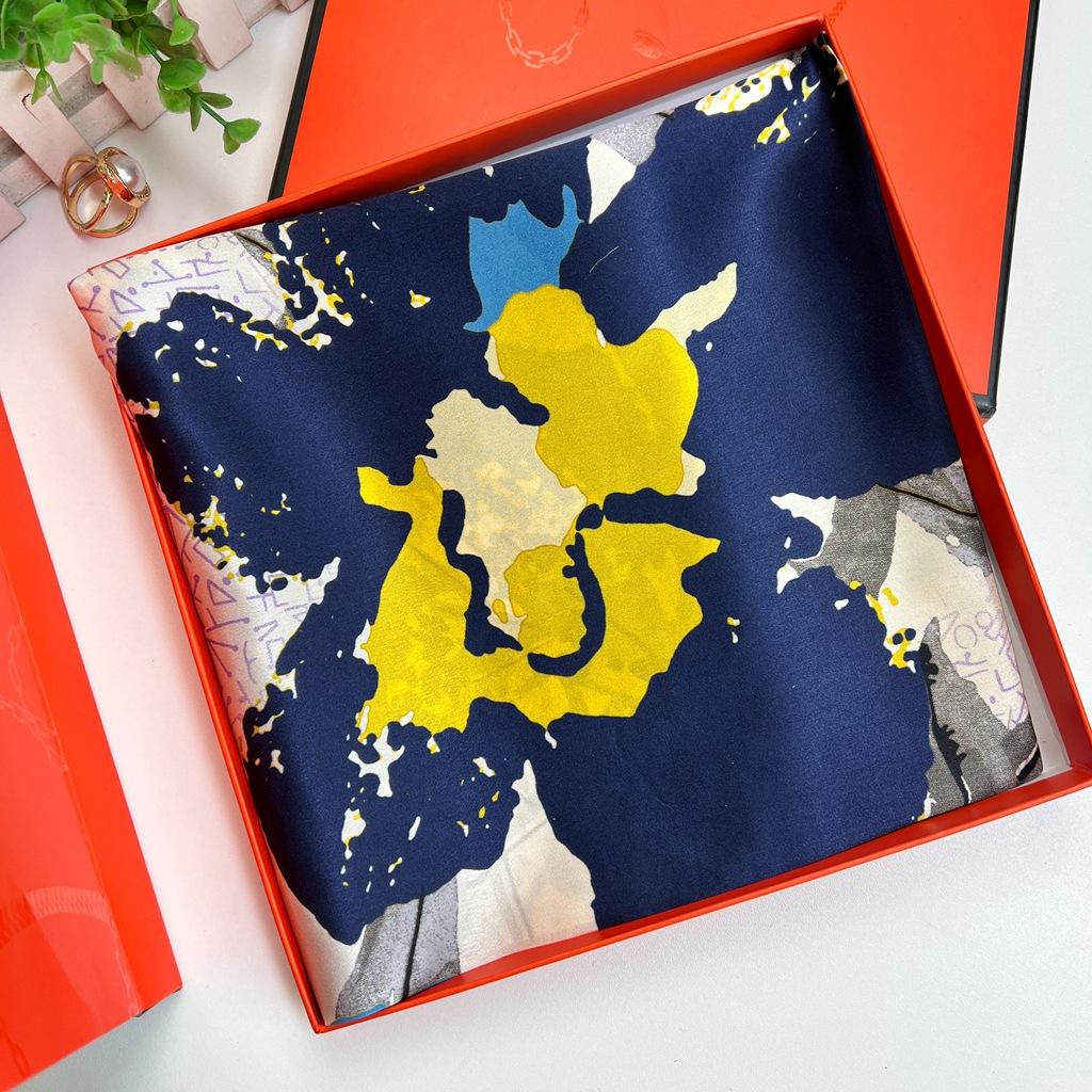 Silk Long Silk Scarf Women'S Spring And Autumn Thin Mulberry Silk Long Scarf High-End Mother Shawl Gift