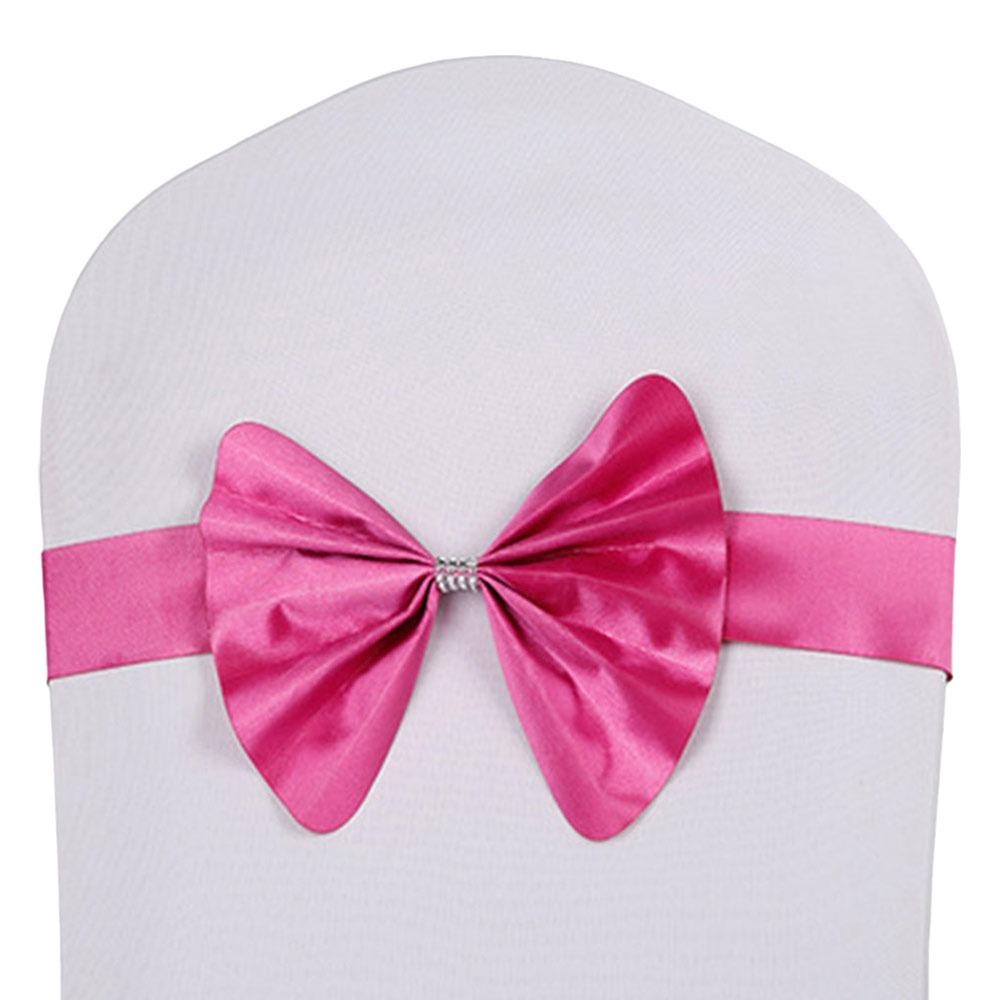 Soft Chair Sashes Band Wedding Chair Ribbon For Wedding Party Hotel Banquet Event Decoration