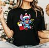 2024 Christmas Unisex tshirt,Night Before Christmas Family Party, Sock Stitch