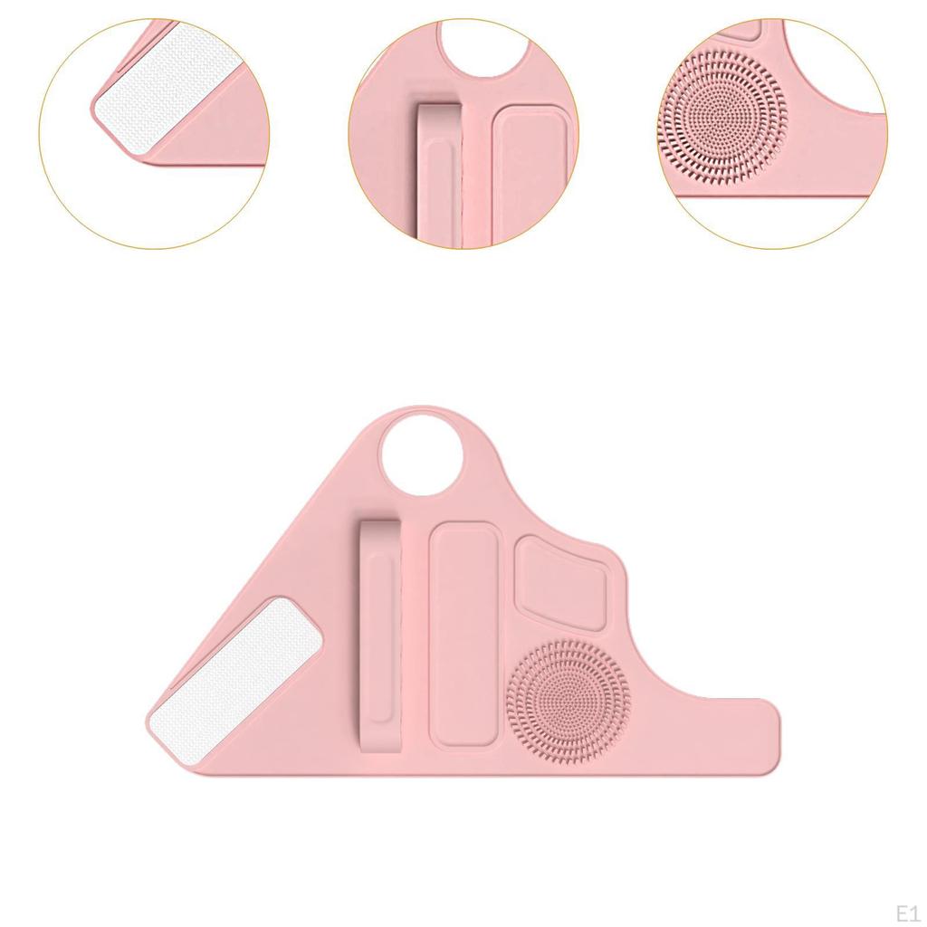 Brush Cleaning Mat Beauty Tool Organizer Makeup Holder Wristband for Eyeliner