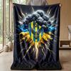 Duhok Sport Club Theme Blanket Soft Flannel Blanket Plush Throw Blanket Cozy Sofa Bed Blanket for Home Decor