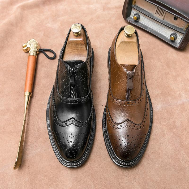 Fashion Shoes Men Casual Leather Business Shoes Formal Dress Tenis De Hombre Moccasins Mokasin Tenis Caballero Designer Fashion