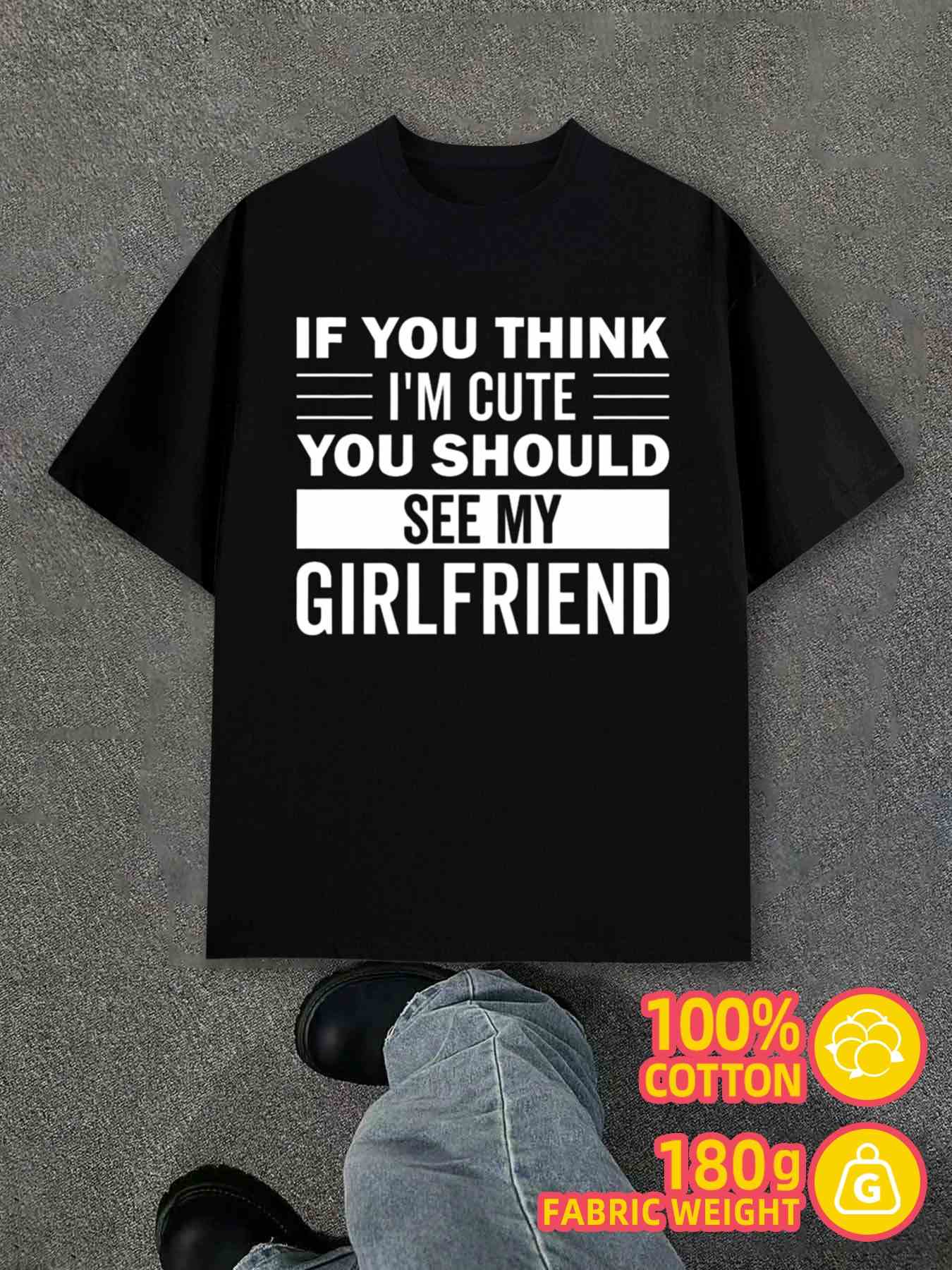 T-Shirt Y2K Stylish Athletic Look Black 4XL