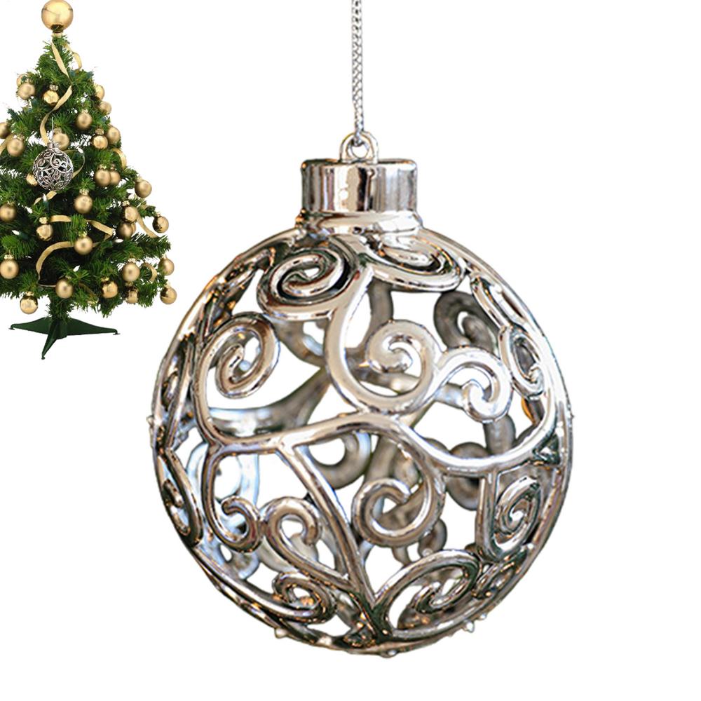 Christmas Ornaments Glossy Christmas Decor Seasonal Pendants Charm For Home Winter Holiday Porch Window Front Door Tree