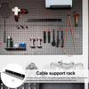 Wall-Mounted Cable Hanger Organizer 20 Slots Studio Storage Holder Cable Organizer for Guitar/Euro Rack/Computer Music Cables